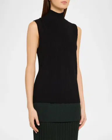 Proenza Schouler Federica Micro-Pleated Knit Turtleneck Top | Thumbnail 12 Proenza Schouler Federica Micro-Pleated Knit Turtleneck Top | Thumbnail 12