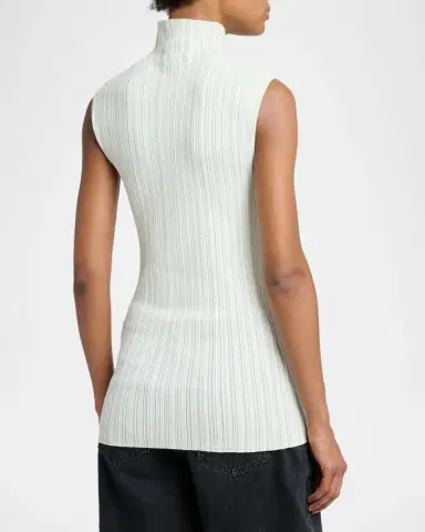 Proenza Schouler Federica Micro-Pleated Knit Turtleneck Top | Thumbnail 7 Proenza Schouler Federica Micro-Pleated Knit Turtleneck Top | Thumbnail 7