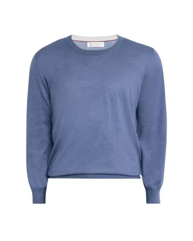 Brunello Cucinelli Men's Cashmere Knit Crewneck Sweater