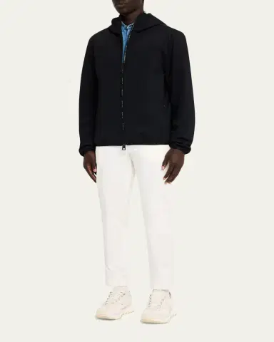 Moncler Men's Nylon Hooded Jacket | Thumbnail 2
