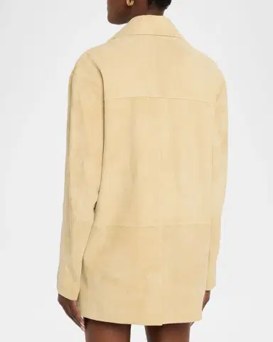Arma Sendy Button-Down Suede Jacket | Thumbnail 9