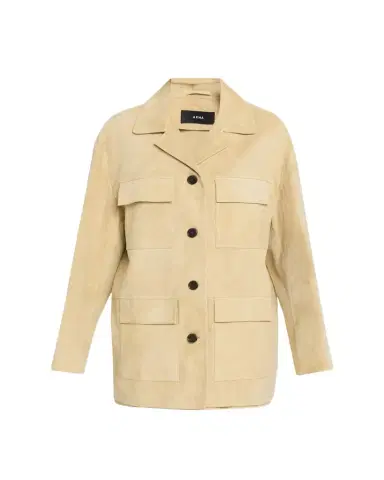 Arma Sendy Button-Down Suede Jacket | Thumbnail 1