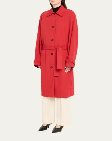 TOTEME Light Spring Trench Coat | Thumbnail 4 TOTEME Light Spring Trench Coat | Thumbnail 4