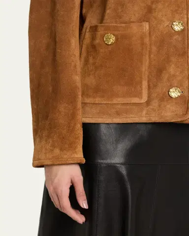ARMA Sogno Button-Down Suede Jacket | Thumbnail 5 ARMA Sogno Button-Down Suede Jacket | Thumbnail 5