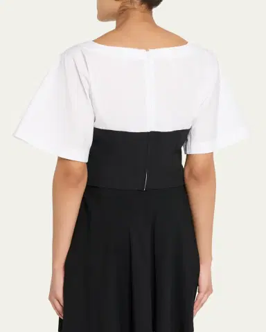 Simkhai Hallen Short-Sleeve Combo Top | Thumbnail 3