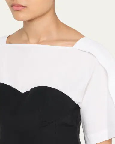 Simkhai Hallen Short-Sleeve Combo Top | Thumbnail 5