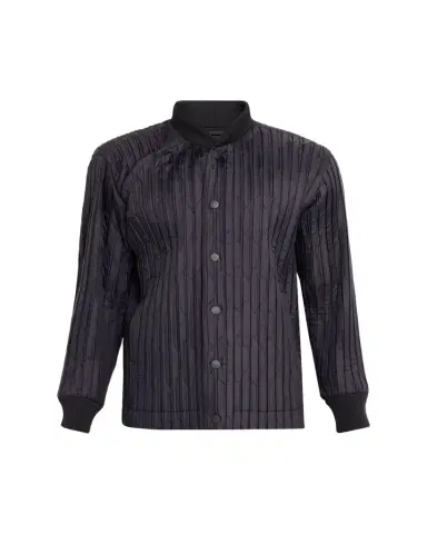 Homme Plisse Issey Miyake Men's Padded Pleats Bomber Jacket | Thumbnail 1 Homme Plisse Issey Miyake Men's Padded Pleats Bomber Jacket | Thumbnail 1