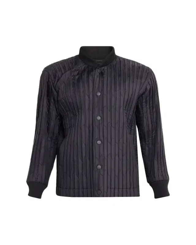 Homme Plisse Issey Miyake Men's Padded Pleats Bomber Jacket