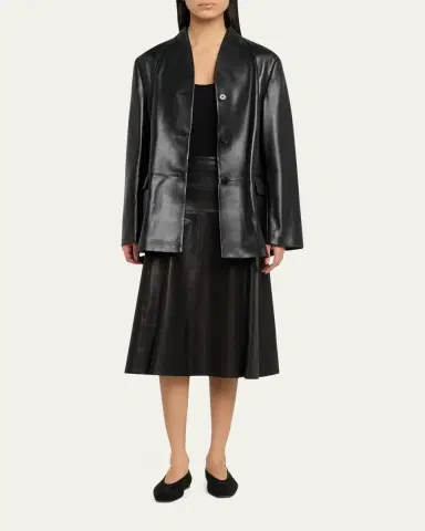 ARMA Juno Button-Down Leather Jacket | Thumbnail 2 ARMA Juno Button-Down Leather Jacket | Thumbnail 2