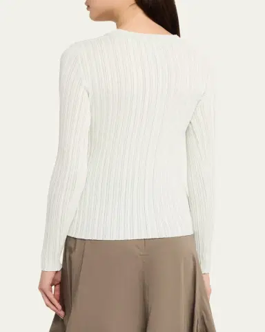 Proenza Schouler Fedda Ribbed Wool Top | Thumbnail 3