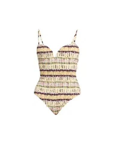 Ulla Johnson Biarritz Smocked One-Piece Swimsuit | Thumbnail 1 Ulla Johnson Biarritz Smocked One-Piece Swimsuit | Thumbnail 1