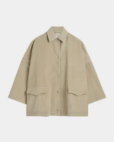TOTEME Corduroy Oversized Shirt Jacket | Thumbnail 2 TOTEME Corduroy Oversized Shirt Jacket | Thumbnail 2