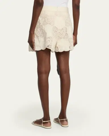 Zimmermann Wanderlust Crochet Cotton-Blend Shorts | Thumbnail 3 Zimmermann Wanderlust Crochet Cotton-Blend Shorts | Thumbnail 3