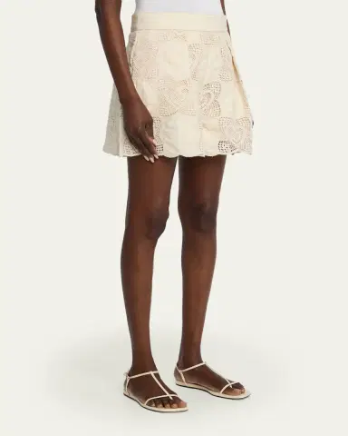 Zimmermann Wanderlust Crochet Cotton-Blend Shorts | Thumbnail 4 Zimmermann Wanderlust Crochet Cotton-Blend Shorts | Thumbnail 4