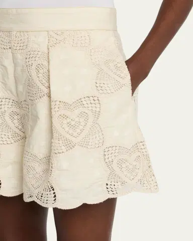 Zimmermann Wanderlust Crochet Cotton-Blend Shorts | Thumbnail 5 Zimmermann Wanderlust Crochet Cotton-Blend Shorts | Thumbnail 5