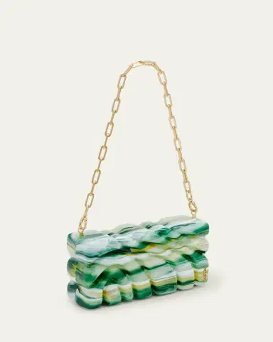 Cult Gaia Aura Marbled Acrylic Clutch | Thumbnail 2