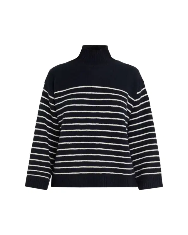 FRAME The Striped Cashmere Sweater