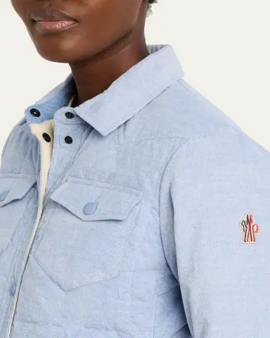 Moncler Nangy Corduroy Down Shirt Jacket | Thumbnail 5 Moncler Nangy Corduroy Down Shirt Jacket | Thumbnail 5