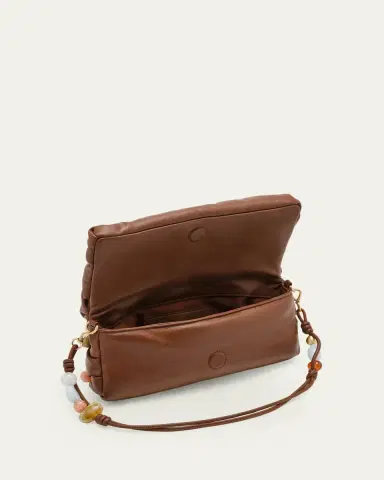 Cult Gaia Amalia Acrylic Bead-Embellished Leather Clutch Bag | Thumbnail 3 Cult Gaia Amalia Acrylic Bead-Embellished Leather Clutch Bag | Thumbnail 3