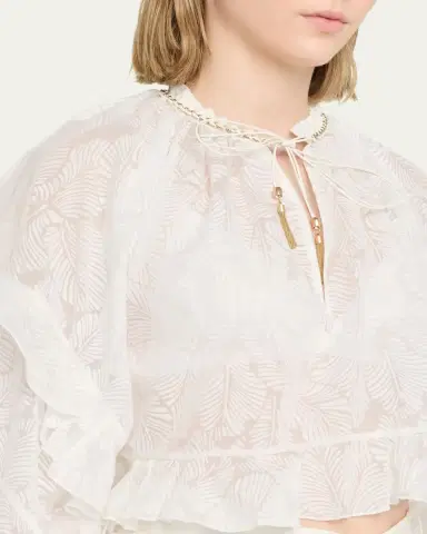 Zimmermann Daylight Ruffle Blouse | Thumbnail 5
