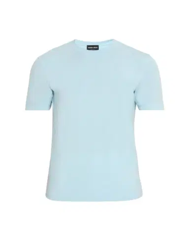 Giorgio Armani Men's Short-Sleeved Cotton Jersey T-Shirt | Thumbnail 1 Giorgio Armani Men's Short-Sleeved Cotton Jersey T-Shirt | Thumbnail 1