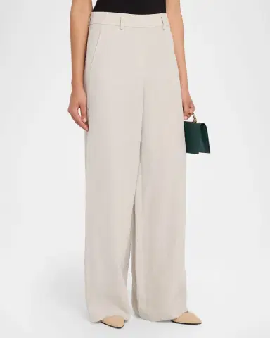 Giorgio Armani Linen Straight-Leg Trousers | Thumbnail 8 Giorgio Armani Linen Straight-Leg Trousers | Thumbnail 8