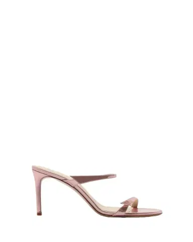 Alexandre Birman 85mm Tita Metallic Leather Mule Sandals | Thumbnail 1 Alexandre Birman 85mm Tita Metallic Leather Mule Sandals | Thumbnail 1