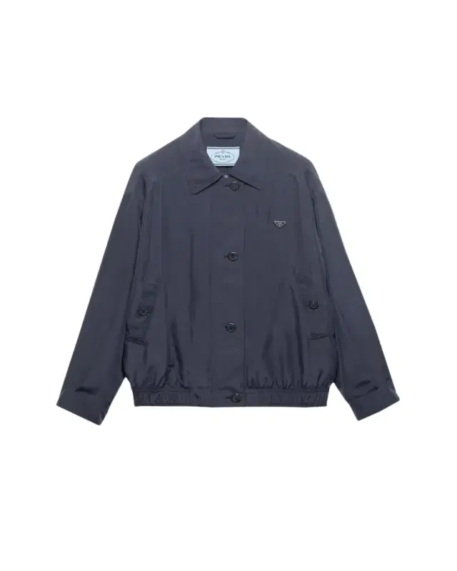Silk Zip-Up Bomber Jacket