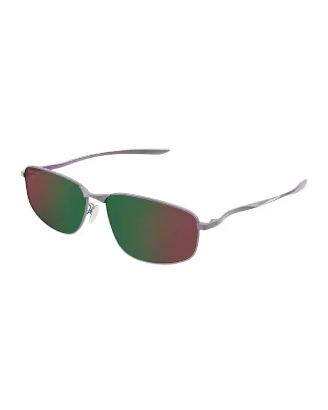 Men 's BB0494SA-005 Metal and Nylon Rectangle Sunglasses