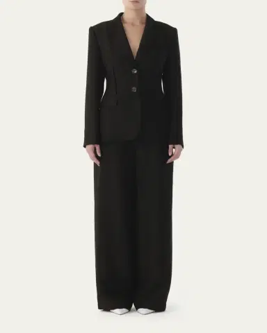 Jason Wu Collection Washed Twill Straight-Leg Trousers | Thumbnail 2