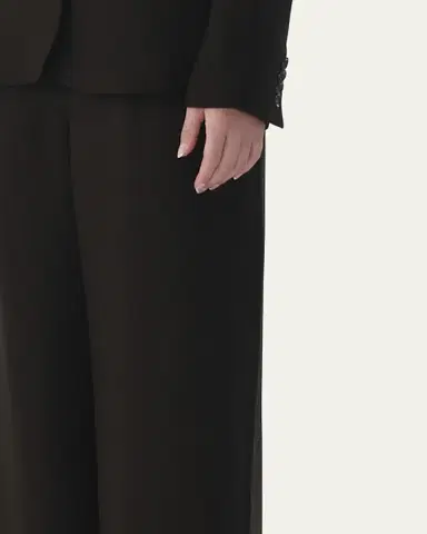 Jason Wu Collection Washed Twill Straight-Leg Trousers | Thumbnail 4
