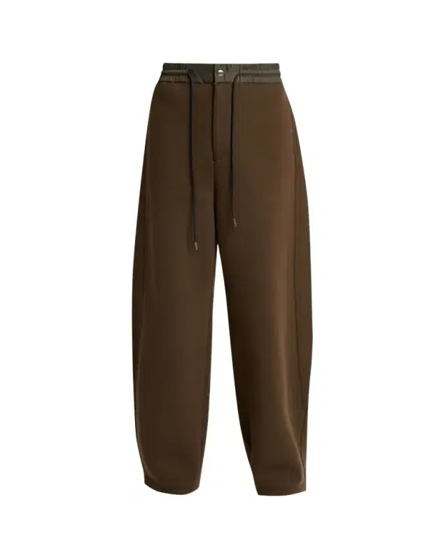 Men's Sponge Barrel-Leg Sweatpants