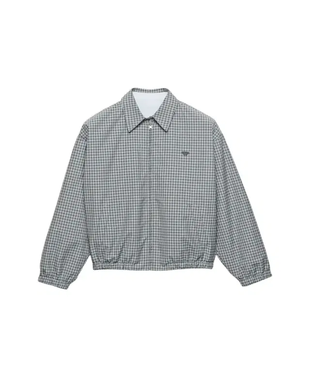 Check Cotton Zip Jacket