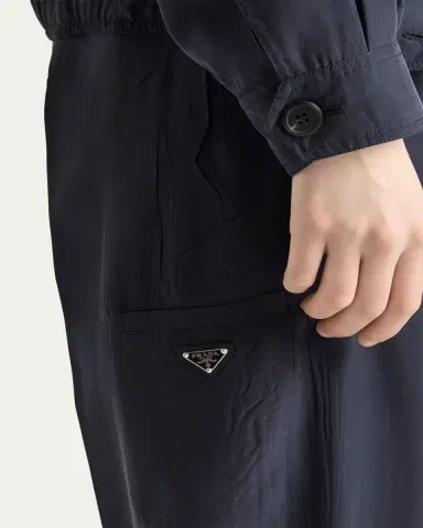 Prada Silk Straight-Leg Pull-On Pants | Thumbnail 5 Prada Silk Straight-Leg Pull-On Pants | Thumbnail 5