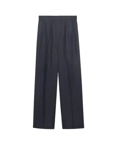 Prada Silk Straight-Leg Pull-On Pants | Thumbnail 1 Prada Silk Straight-Leg Pull-On Pants | Thumbnail 1
