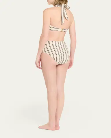 Zimmermann Daylight Twist Knit Two-Piece Swimsuit | Thumbnail 3
