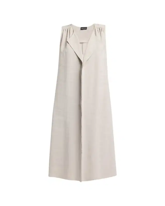 Sleeveless Silk Maxi Shirtdress