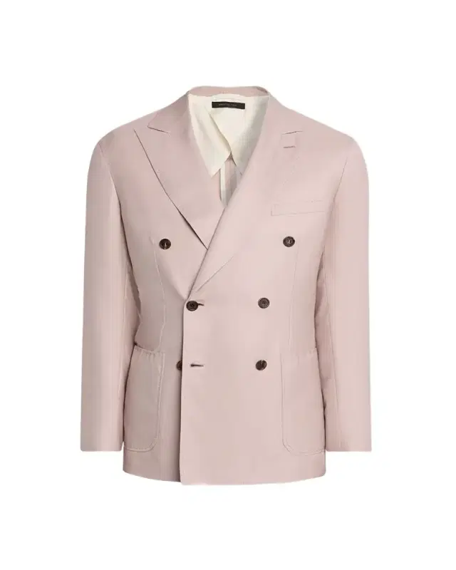 Men's Soffio Cashmere Double-Breasted Jacket