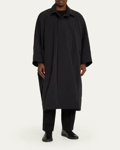 IM MEN Men's Wind Oversized Taffeta Coat | Thumbnail 4