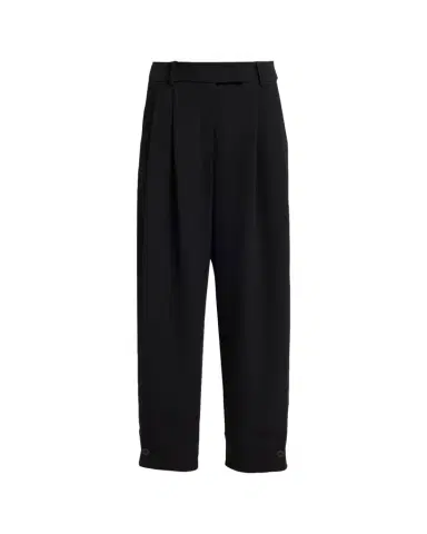 Giorgio Armani Pleated Silk Wide-Leg Cuffed Trousers | Thumbnail 1 Giorgio Armani Pleated Silk Wide-Leg Cuffed Trousers | Thumbnail 1