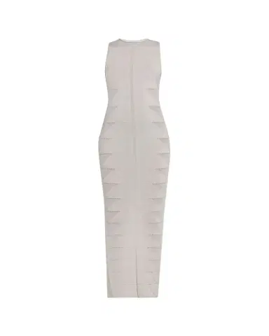 Rick Owens Geo Knit Sleeveless Maxi Dress | Thumbnail 1