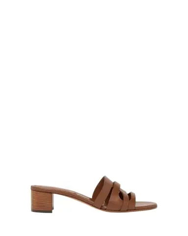 Gianvito Rossi 45mm Calfskin Leather Mule Sandals | Thumbnail 1 Gianvito Rossi 45mm Calfskin Leather Mule Sandals | Thumbnail 1