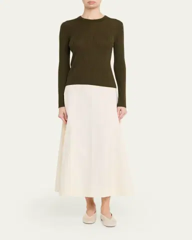 A.L.C. Kyle Ribbed Wool Crewneck Sweater | Thumbnail 2 A.L.C. Kyle Ribbed Wool Crewneck Sweater | Thumbnail 2