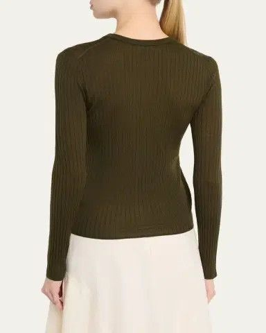 A.L.C. Kyle Ribbed Wool Crewneck Sweater | Thumbnail 3 A.L.C. Kyle Ribbed Wool Crewneck Sweater | Thumbnail 3