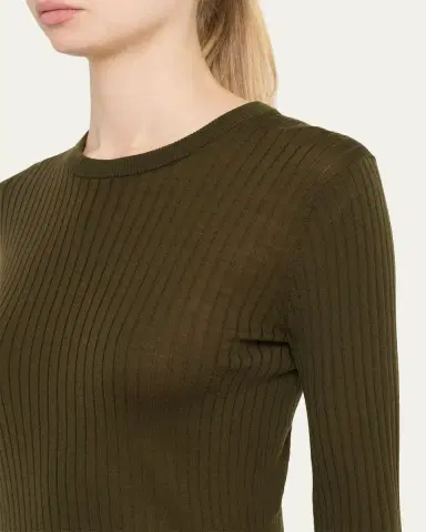 A.L.C. Kyle Ribbed Wool Crewneck Sweater | Thumbnail 5 A.L.C. Kyle Ribbed Wool Crewneck Sweater | Thumbnail 5