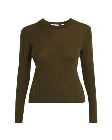 A.L.C. Kyle Ribbed Wool Crewneck Sweater | Thumbnail 1 A.L.C. Kyle Ribbed Wool Crewneck Sweater | Thumbnail 1