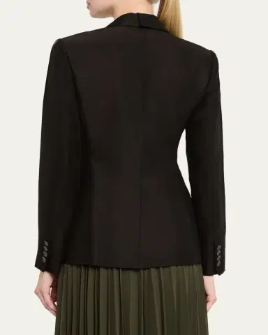 Jason Wu Collection Single-Breasted Washed Twill Jacket | Thumbnail 3