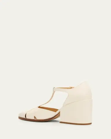 Gabriela Hearst Hawes Leather T-Strap Block-Heel Pumps | Thumbnail 8 Gabriela Hearst Hawes Leather T-Strap Block-Heel Pumps | Thumbnail 8