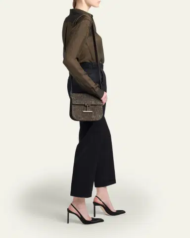 Tom Ford Tara Mini Crossbody Bag in Ocelot-Printed Suede | Thumbnail 5 Tom Ford Tara Mini Crossbody Bag in Ocelot-Printed Suede | Thumbnail 5