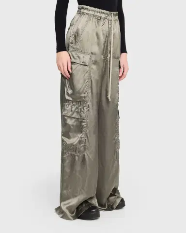 Rick Owens Belas Satin Wide-Leg Cargo Pants | Thumbnail 8 Rick Owens Belas Satin Wide-Leg Cargo Pants | Thumbnail 8